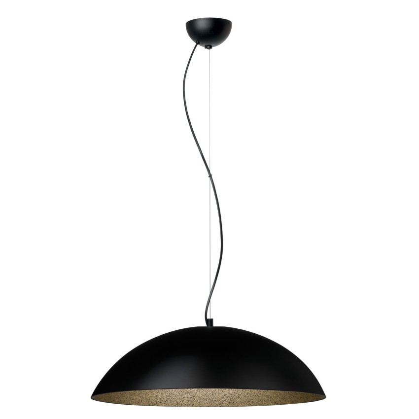 Φωτιστικό μονόφωτο Plexiglass μαύρο/χρυσό 3 x Ε27 Φ47