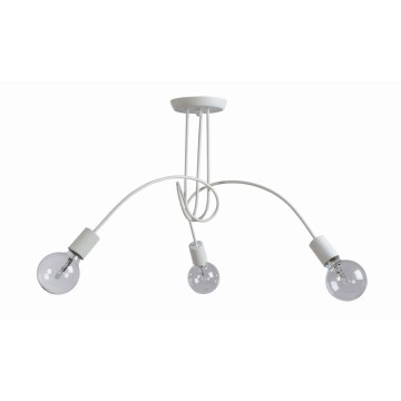 Φωτιστικό Πολύφωτο 3φ Μέταλλο λευκό Ε27 Φωτιστικό Πολύφωτο 3φ Μέταλλο λευκό Ε27