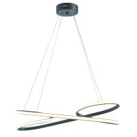 Φωτιστικό Πολύφωτο led γραφίτης 4000Κ 42w
