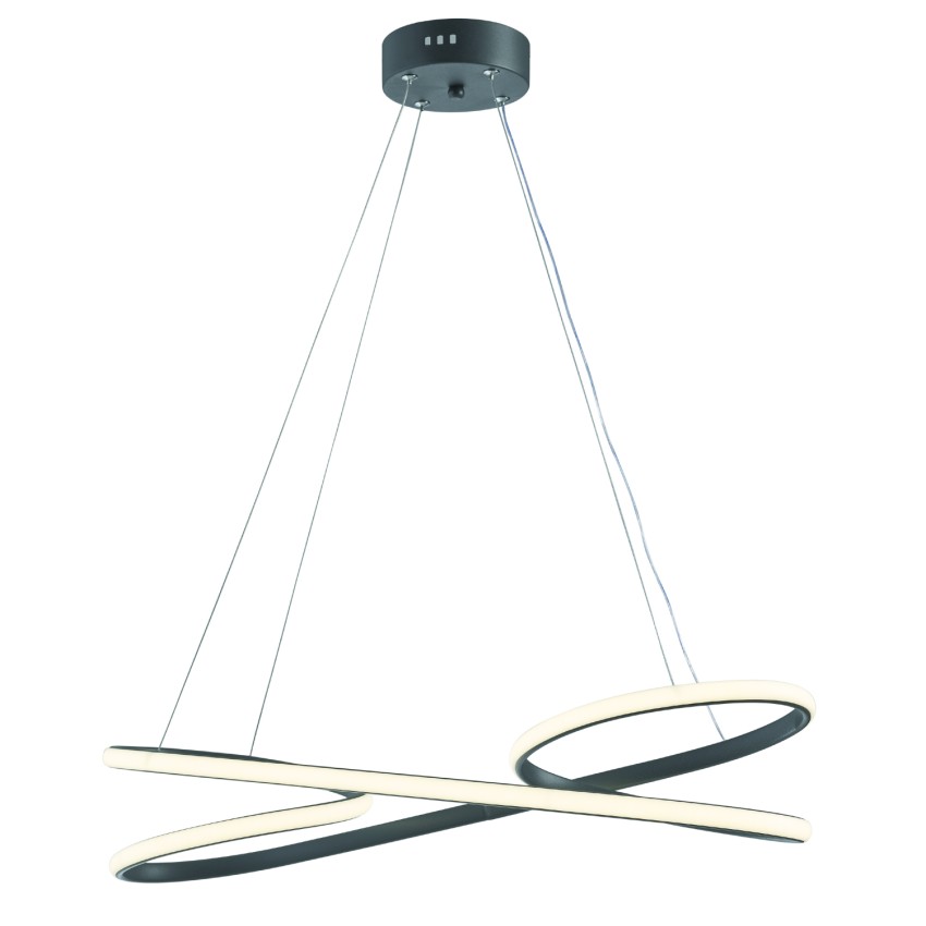 Φωτιστικό Πολύφωτο led γραφίτης 4000Κ 42w