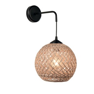 Απλίκα Natural Rope Mπάλα από σχοινί Φ20 Ε27