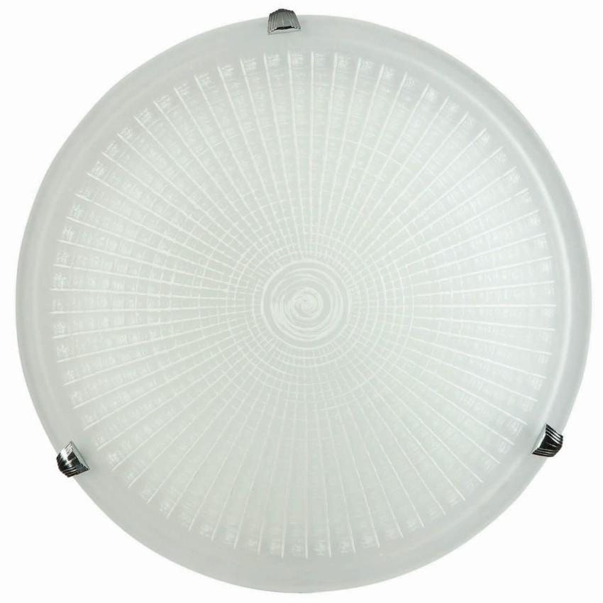 Φωτιστικό Πλαφονιέρα Γυαλί λευκό Ε27 Φ30