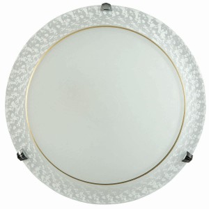 Φωτιστικό Πλαφονιέρα Γυαλί λευκό Ε27 Φ30