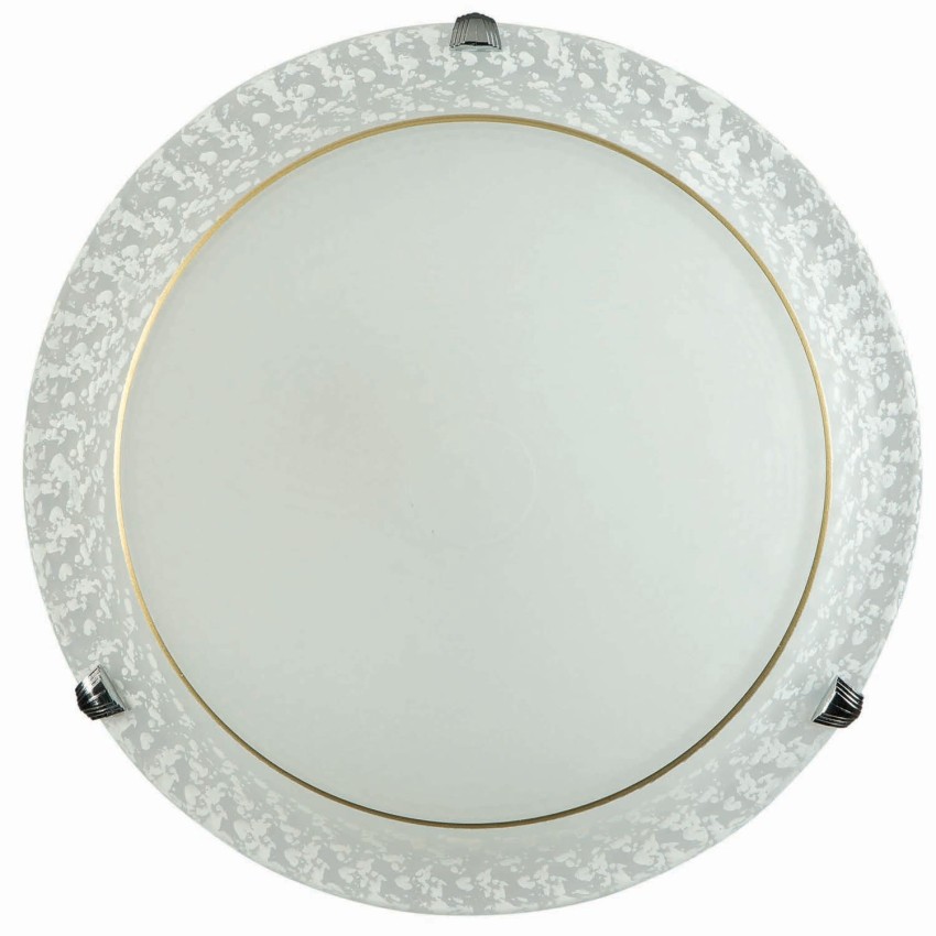 Φωτιστικό Πλαφονιέρα Γυαλί λευκό 2xΕ27 Φ40