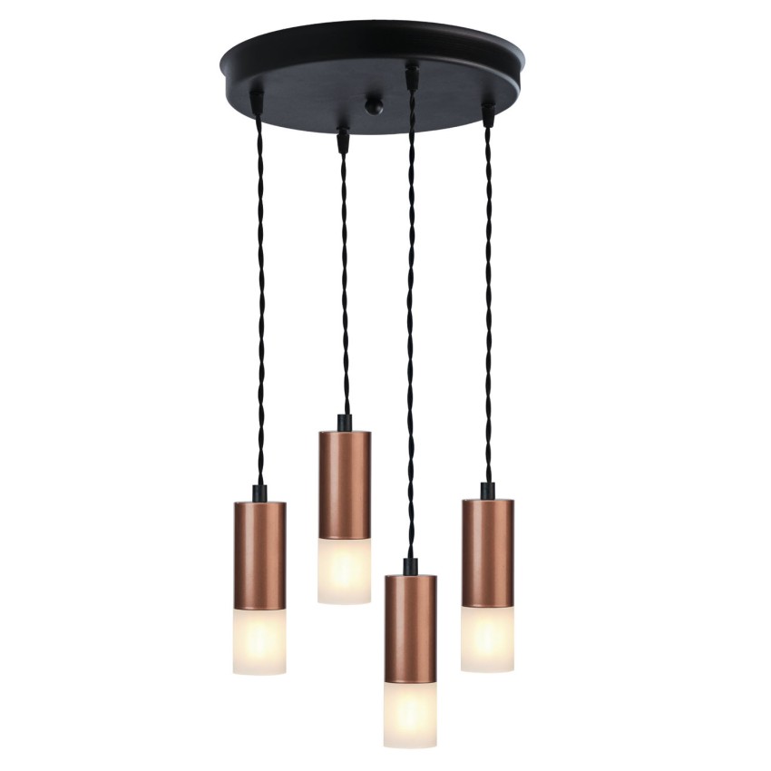 Φωτιστικό πολύφωτο 4φ αλουμίνιο/plexi G9