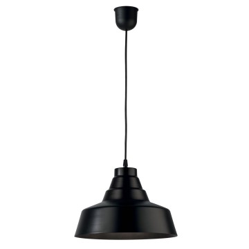 Φωτιστικό μονόφωτο αλουμίνιο μαύρο Ε27 Φ30