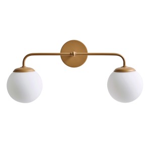 Απλίκα δίφωτη G9 χρυσή ματ