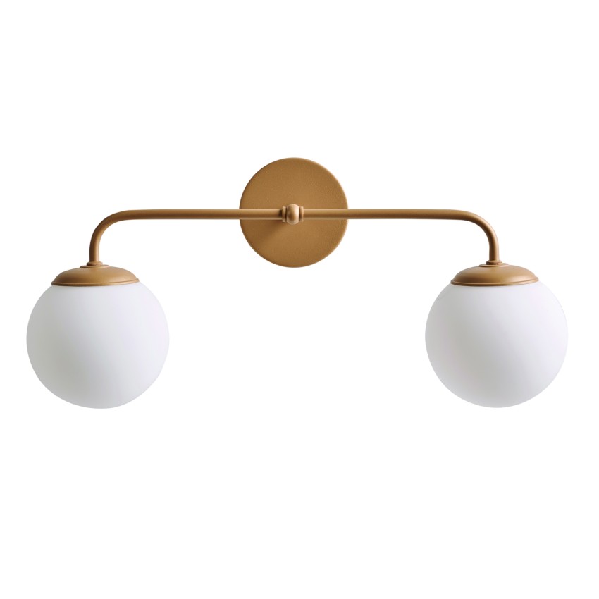 Απλίκα δίφωτη G9 χρυσή ματ