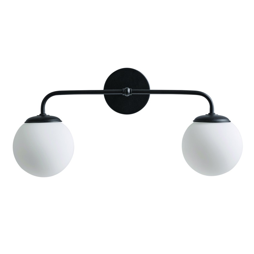 Απλίκα δίφωτη G9 μαύρη ματ