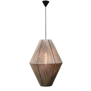 Φωτιστικό μονόφωτο σχοινί natural Ε27 Φ45