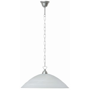 Φωτιστικό μονόφωτο γυαλί λευκό Ε27 Φ45