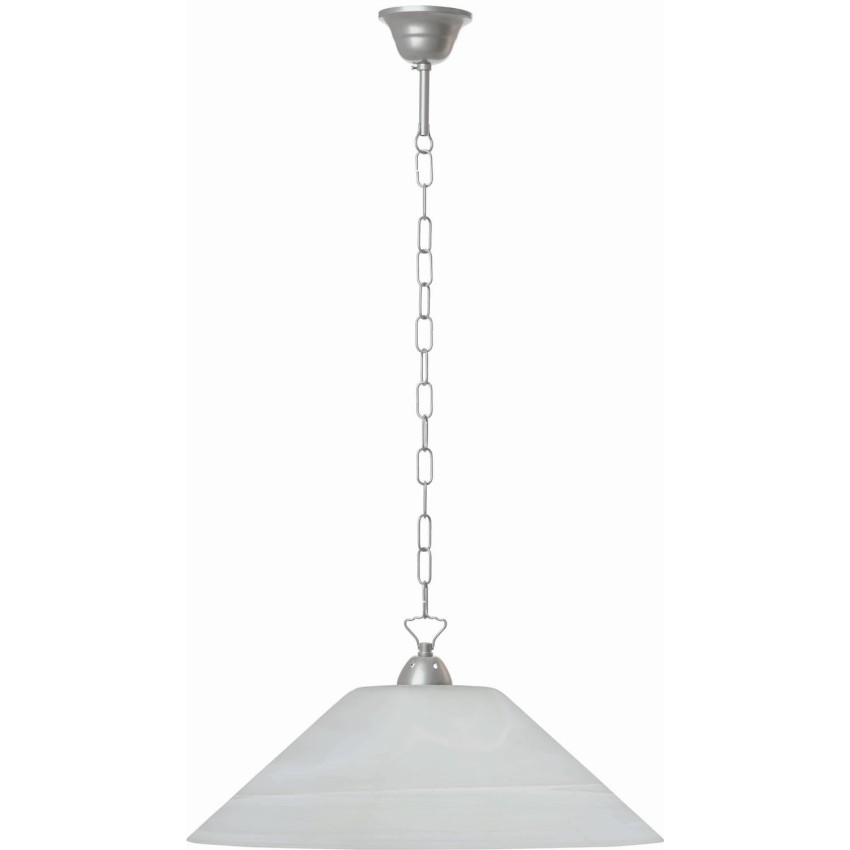 Φωτιστικό μονόφωτο γυαλί λευκό Ε27 Φ37