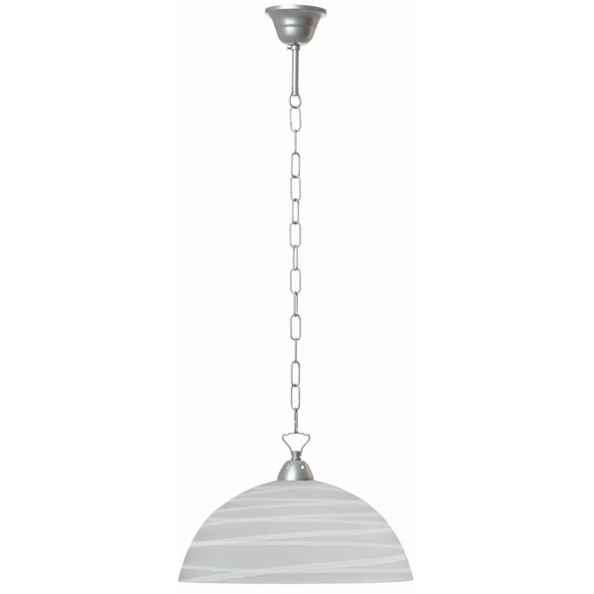 Φωτιστικό μονόφωτο γυαλί λευκό Ε27 Φ36