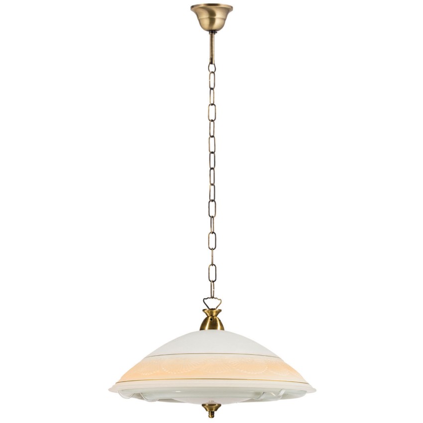 Φωτιστικό φθορίου γυαλί μελί 72w Φ45