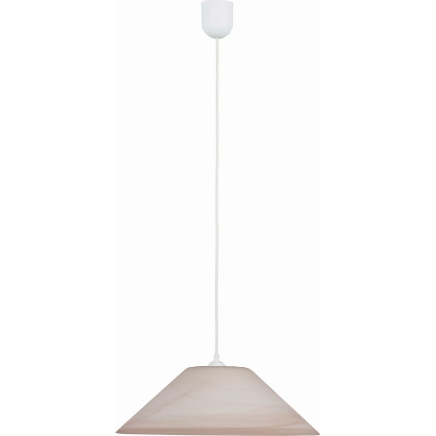 Φωτιστικό μονόφωτο γυαλί καφέ Ε27 Φ25