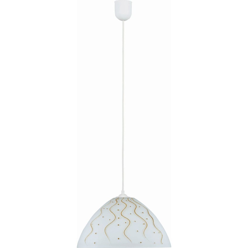 Φωτιστικό μονόφωτο γυαλί χρυσό Ε27 Φ25