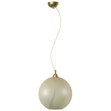 Φωτιστικό μονόφωτο γυαλί μελί Ε27 Φ30 Φωτιστικό μονόφωτο γυαλί μελί Ε27 Φ30