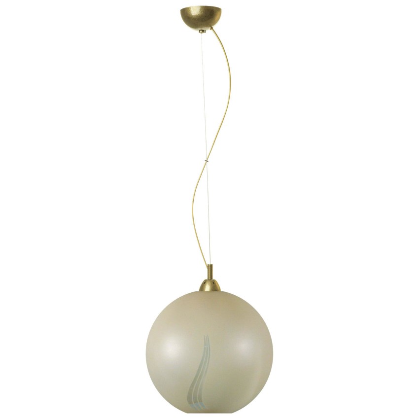 Φωτιστικό μονόφωτο γυαλί μελί Ε27 Φ30 Φωτιστικό μονόφωτο γυαλί μελί Ε27 Φ30