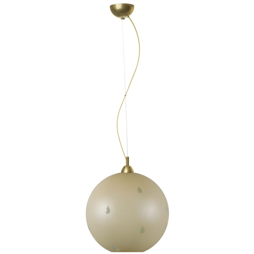 Φωτιστικό μονόφωτο γυαλί μελί Ε27 Φ30 Φωτιστικό μονόφωτο γυαλί μελί Ε27 Φ30