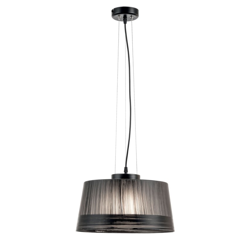 Φωτιστικό μονόφωτο γυαλί μαύρο Ε27 Φ35