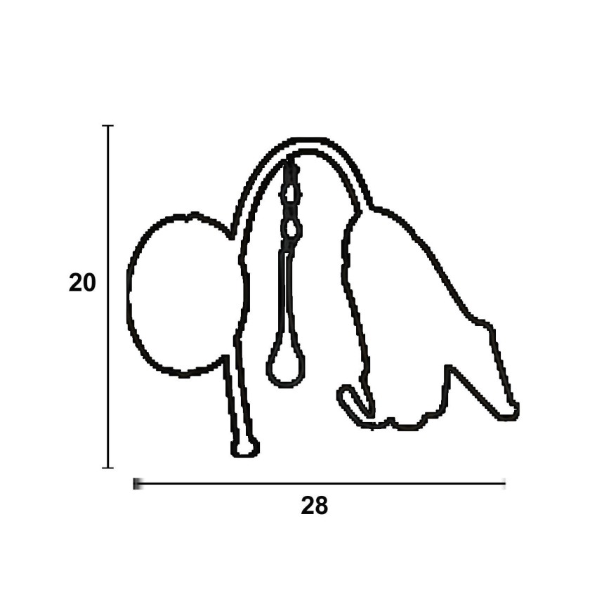 Απλίκα Μέταλλο χρώμιο Ε14 με γυαλί