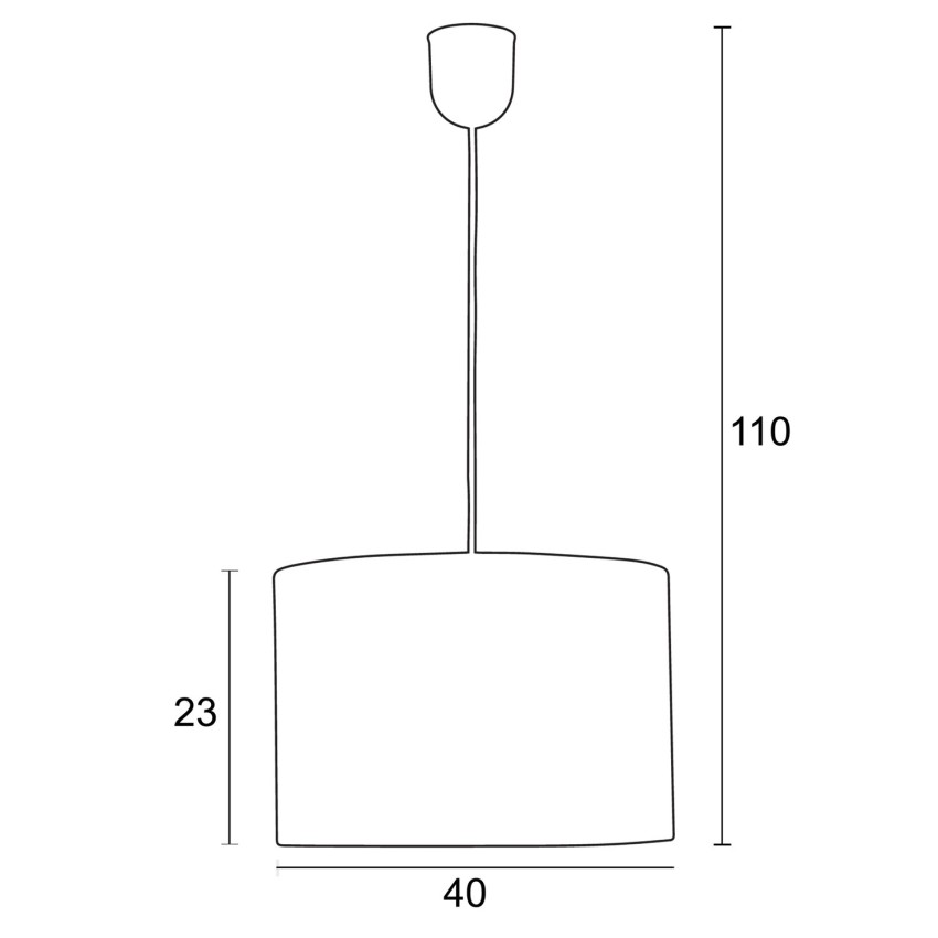Φωτιστικό Μονόφωτο Κρεμαστό Νεανικό Παιδικό με Αμπαζούρ Κύκνος Ε27 Φ40