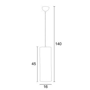 Φωτιστικό μονόφωτο αμπαζούρ πλέγμα  Ε27 Φ16