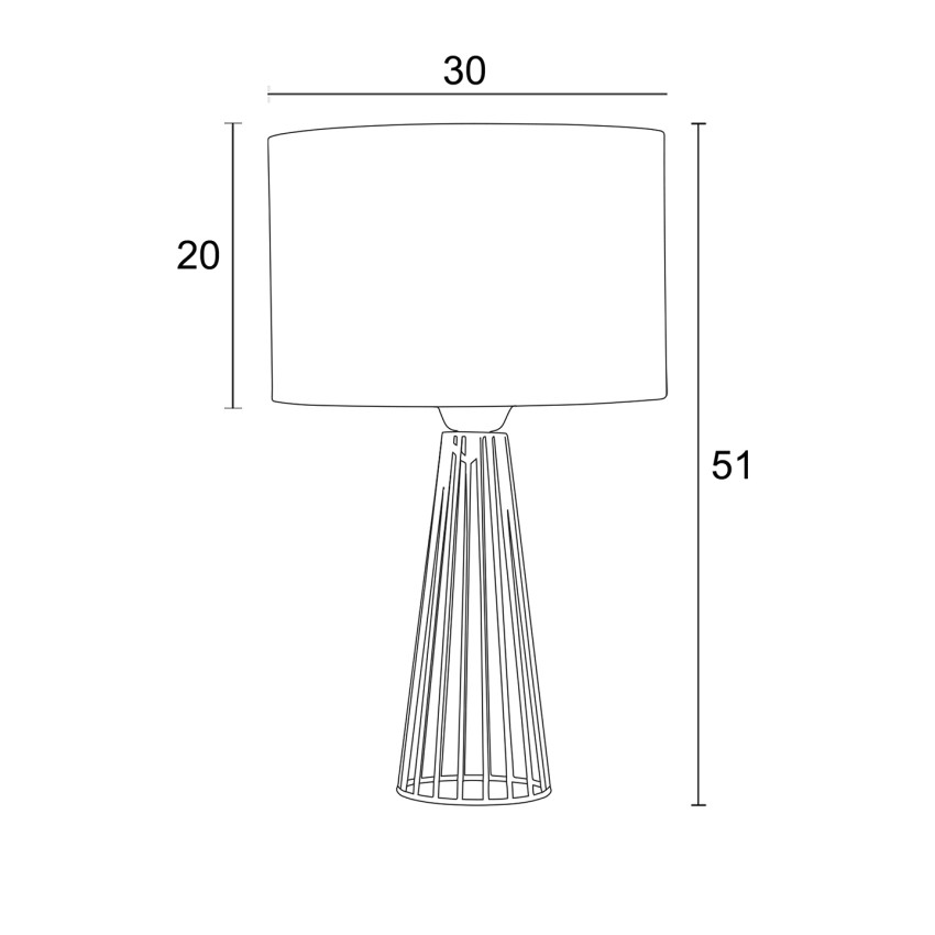 Επιτραπέζια λάμπα μέταλλο μαύρο αμπαζούρ μόκα Ε27 Επιτραπέζια λάμπα μέταλλο μαύρο αμπαζούρ μόκα Ε27