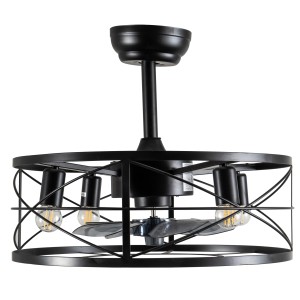 CFC 9508 ΠΛΑΦΟΝΙΕΡΑ ΑΝΕΜΙΣΤΗΡΑΣ ΜΕΤΑΛΛΙΚΟ ΜΑΥΡΟ E-27 CFC 9508 ΠΛΑΦΟΝΙΕΡΑ ΑΝΕΜΙΣΤΗΡΑΣ ΜΕΤΑΛΛΙΚΟ ΜΑΥΡΟ E-27