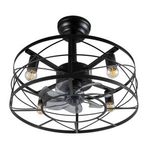 CFC 9508 ΠΛΑΦΟΝΙΕΡΑ ΑΝΕΜΙΣΤΗΡΑΣ ΜΕΤΑΛΛΙΚΟ ΜΑΥΡΟ E-27 CFC 9508 ΠΛΑΦΟΝΙΕΡΑ ΑΝΕΜΙΣΤΗΡΑΣ ΜΕΤΑΛΛΙΚΟ ΜΑΥΡΟ E-27