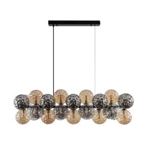 Glint® 785-27 Κρεμαστή Ράγα με 27 Γυάλινες Μπάλες και Λαμπτήρες G9