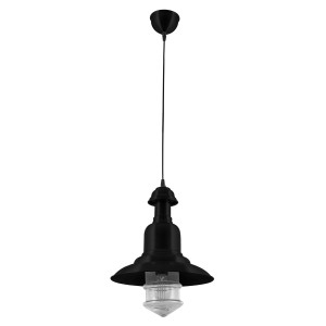 Glint®194 ΚΡΕΜ 1/Φ ΑΛΟΥΜΙΝΙΟΥ ΜΑΥΡΟ ΠΥΡΟΦΑΝΙ 1ΧΕ27