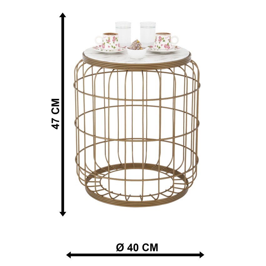 TBH-06 AB ΤΡΑΠΕΖΑΚΙ ΟΞΥΝΤΕ ΚΙΟΥΡΤΟΣ ΠΛΕΓΜΑ ΣΧΕΔΙΟ ΜΑΡΜΑΡΟ