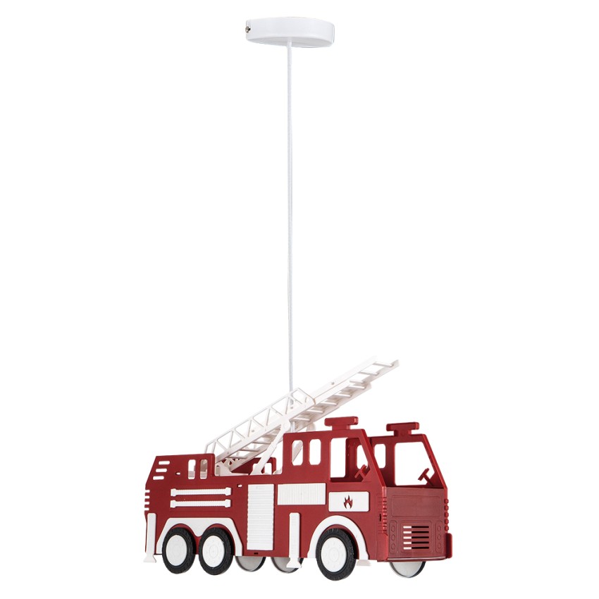 Glint® Φωτιστικό Πυροσβεστικό Όχημα – Κόκκινο και Άσπρο, 2xE27