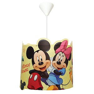 Παιδικό Κρεμαστό Φωτιστικό Mickey & Mini 3D 1/Φ 1ΧΕ27