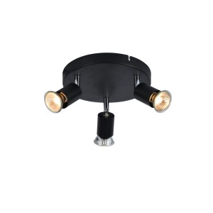 Glint®5215-3 ΣΠΟΤ ΟΡΟΦΗΣ 3/Φ ΜΑΥΡΟ 3ΧGU10