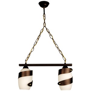 Glint®122-2 WH ΚΡΕΜΑΣΤΟ 2/Φ ΛΕΥΚΟ ΓΥΑΛΙ ΣΚΟΥΡΙΑ ΡΑΓΑ  2ΧΕ27