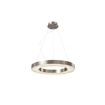Κρεμαστό Φωτιστικό LED 75W 5625lm 4000K με Κρύσταλλα Φ60cm