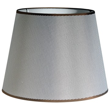 Καπέλο φωτιστικού καρό καφέ CL 40 KB (d29-40 H30) – E27