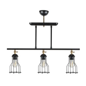 PDT 1244-3 ΒΚ ΡΑΓΑ 3/Φ Τ.ΣΠΟΤ ΜΕ ΜΕΤΑΛΛΙΚΟ ΠΛΕΓΜΑ  Ε 27