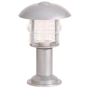 FLA 928 SL Κολωνάκι Κοντό Μανιτάρι Αλουμινίου Ασημί/Γκρι 1xE27 40W
