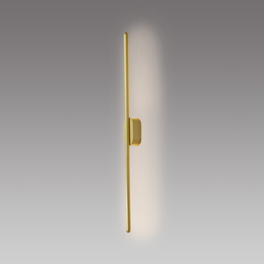 Φωτιστικό Απλίκα Τοίχου Χρυσή 94cm Ράβδος  UP-DOWN Φωτισμός