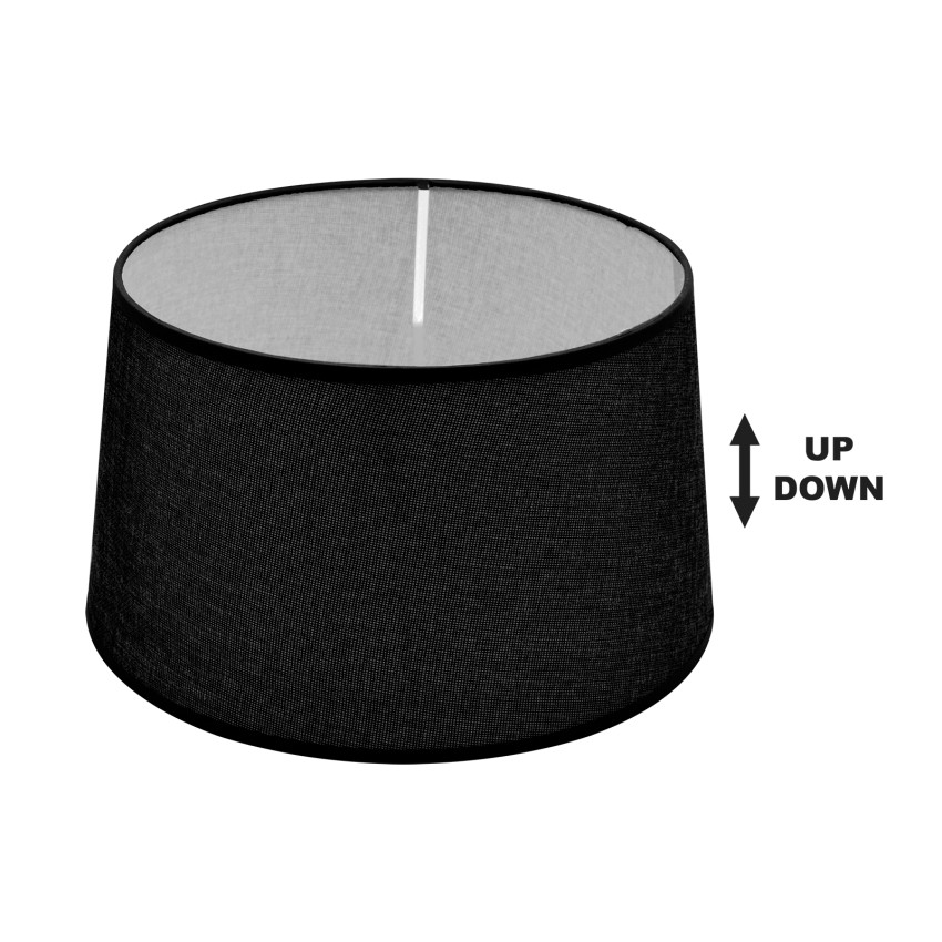 Glint® 35 E14-E27 (d35-30-H20) ΚΑΠΕΛΟ ΜΑΥΡΟ UP - DOWN