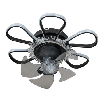 Ανεμιστήρας Οροφής Μαργαρίτα LED 65W 3 Χρώματα CFC 9506 ΒΚ Ø50cm