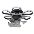 Φωτιστικό Ανεμιστήρας Οροφής LED με Control σε Μαύρο 50x20