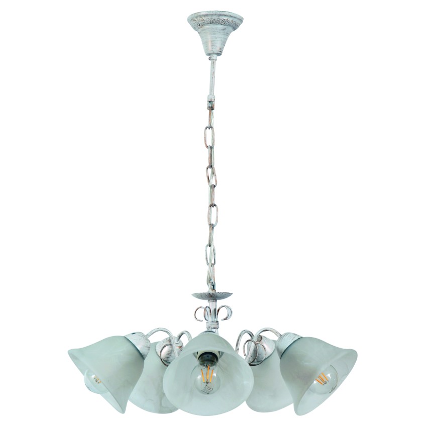 Glint® 2261-5 WH 5/Φ ΛΕΥΚΟ ΜΕ ΧΡΥΣΗ  5ΧΕ27