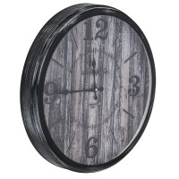 Ρολόι Vintage Μαύρο 45cm