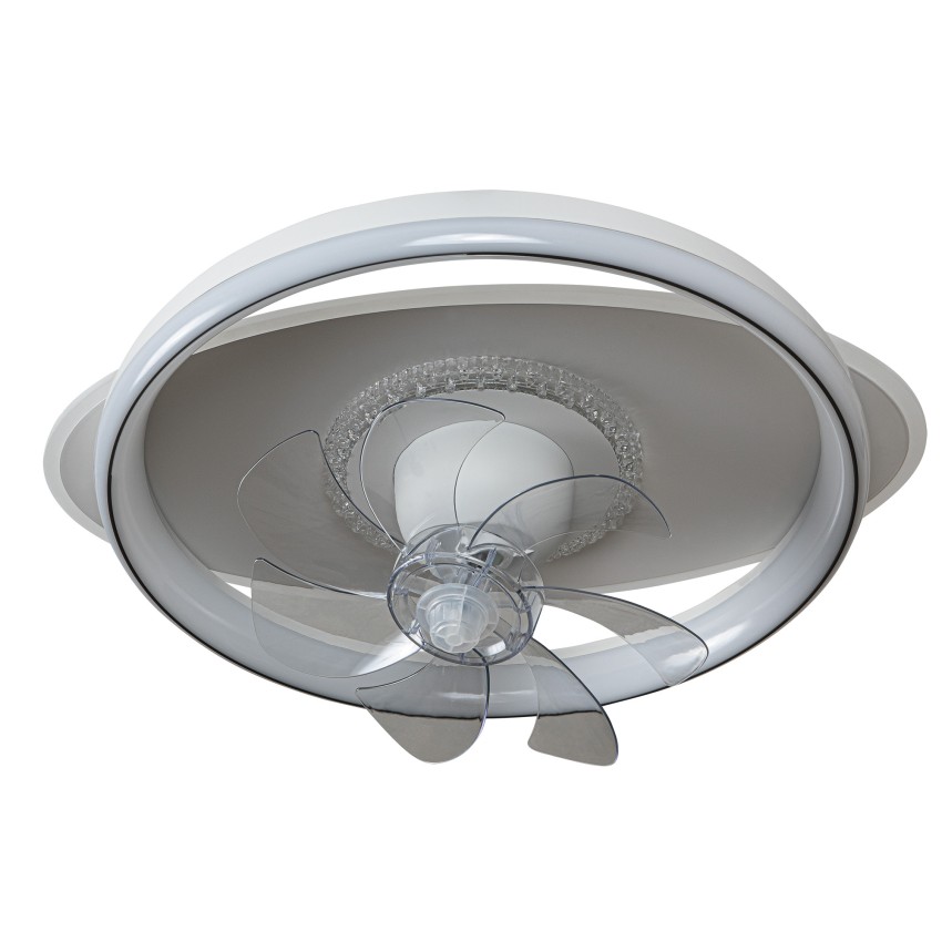Φωτιστικό Ανεμιστήρας Οροφής Led σε Σχήμα Οβάλ - Κύκλο & Control