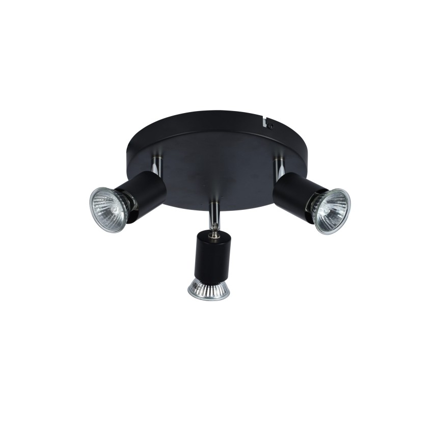 Glint®5215-3 ΣΠΟΤ ΟΡΟΦΗΣ 3/Φ ΜΑΥΡΟ 3ΧGU10