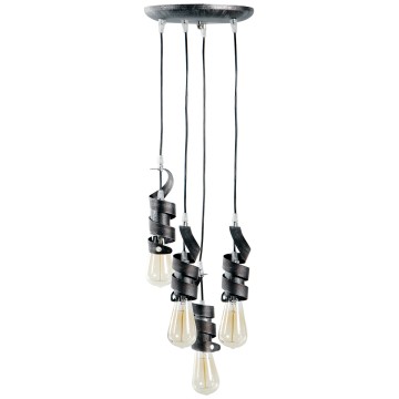 Glint®104-4  ΚΡΕΜ 4/Φ ΣΤΡΙΦΤΗ ΛΕΠΤΗ ΛΑΜΑ  4ΧΕ27 Glint®104-4  ΚΡΕΜ 4/Φ ΣΤΡΙΦΤΗ ΛΕΠΤΗ ΛΑΜΑ  4ΧΕ27